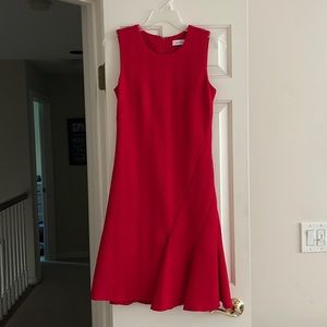 Calvin Klein Red Dress size 2